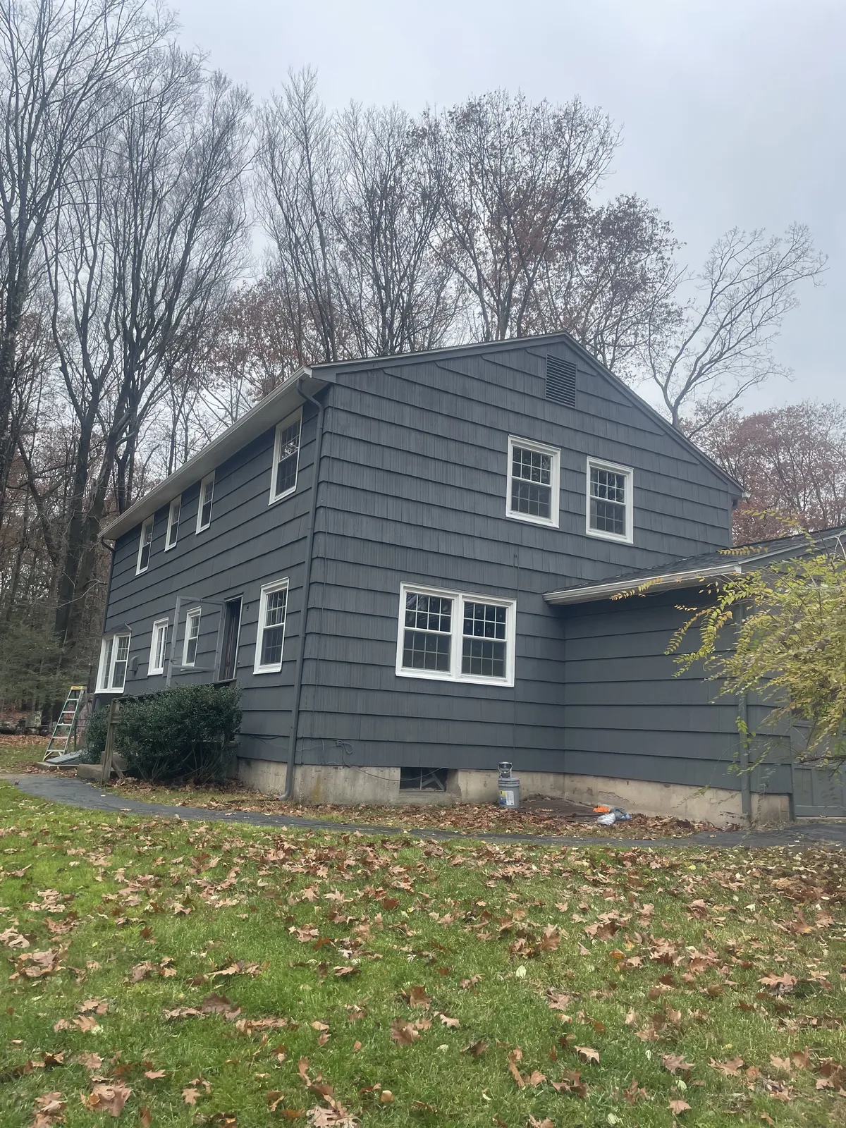 Historic home siding after painting