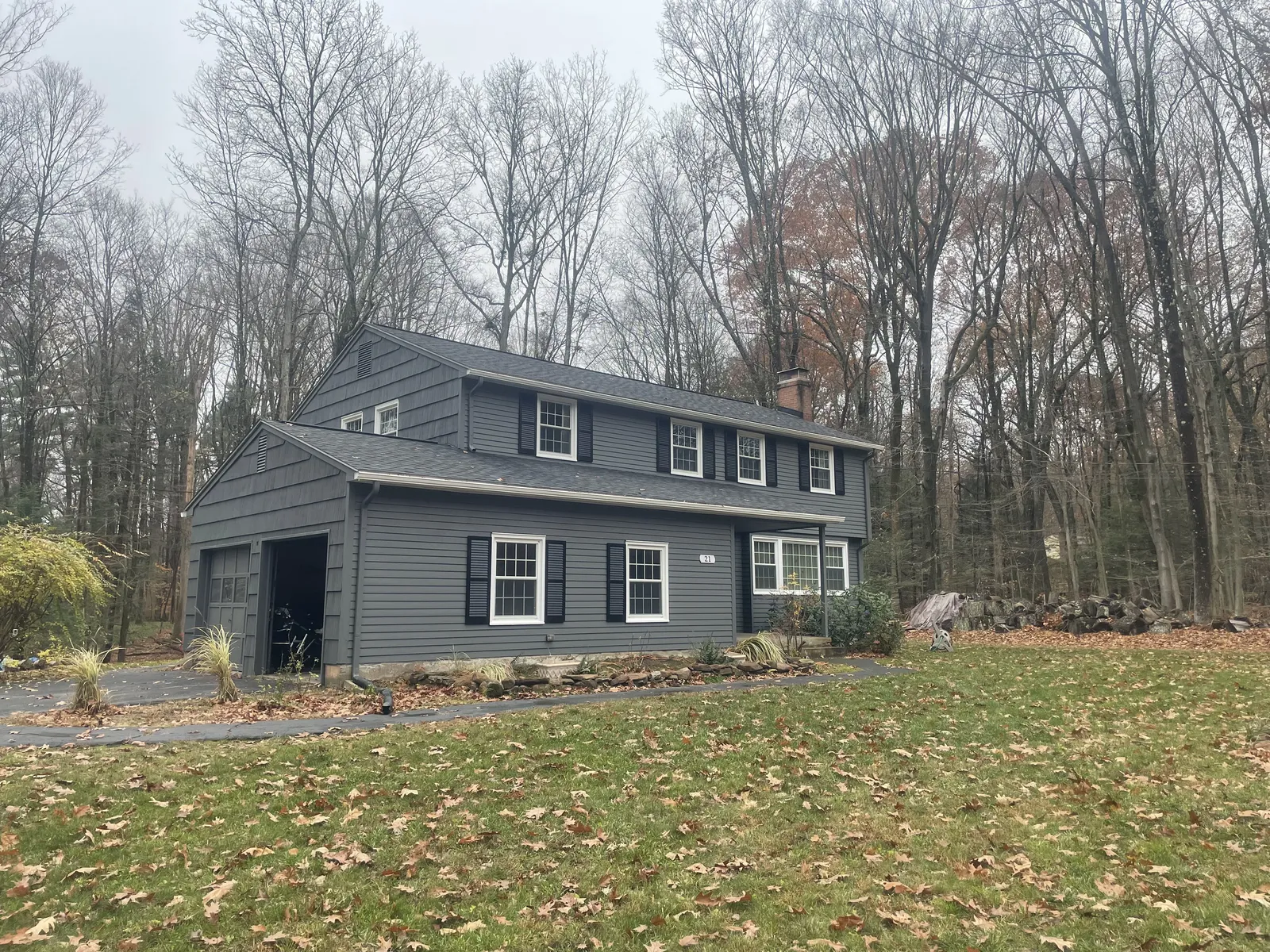 Historic home exterior after painting